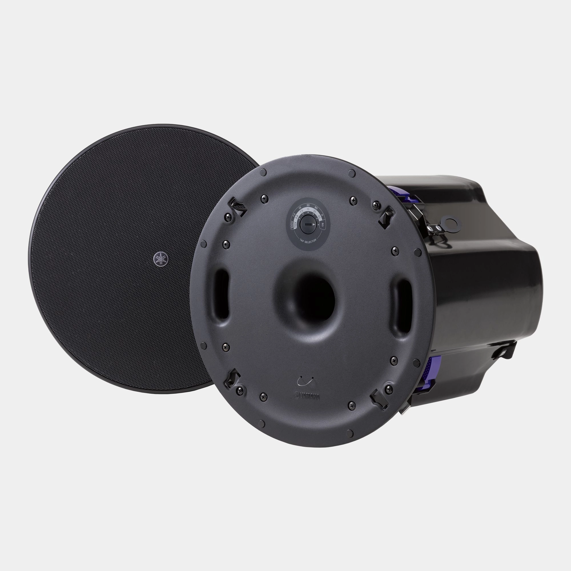 Subwoofer de Teto Yamaha VXC8SB Y 8 Polegadas Preto para Áudio Profissional