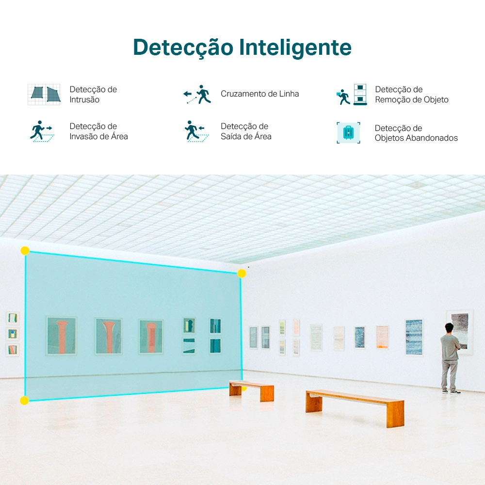 Câmera IP Bullet TP-Link VIGI C340I 4MP 2.8mm IR 30m