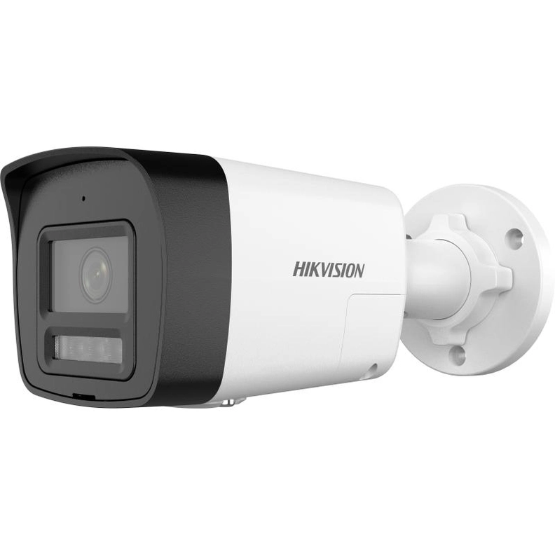 CÂMERA DE SEGURANÇA IP HIKVISION 2MP POE FULL HD 2.8MM COM ALARME SONORO E FLASH DS-2CD1023G2-LIUF/SL
