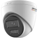 Câmera IP PoE Dome Hikvision DS-2CD1327G2H-LIUF/SRB 2MP ColorVu 2.8mm IR 30m