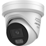 Câmera IP PoE Dome Hikvision DS-2CD2347G3-LI2UY/SRB 4MP ColorVu 2.8mm IR 40m Anticorrosão