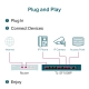 SWITCH 05P 10/100 8P POE + TL-SF1009P TP-LINK
