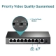 Switch PoE TP-Link SF1009P 8 Portas 10/100 para Câmeras e Redes