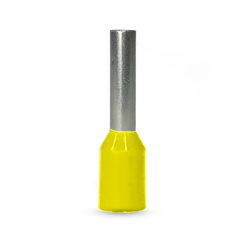 Terminal Elétrico Hellermann HIT06012-1 Pin Tub DIN 6mm² Amarelo C/50 para Instalação