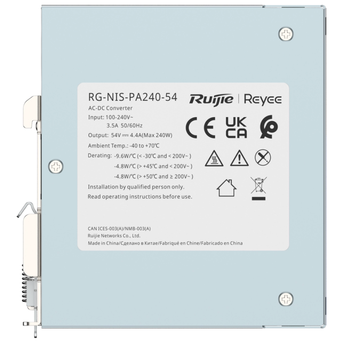FONTE INDUSTRIAL RUIJIE REYEE RG-NIS-PA240-54 240W