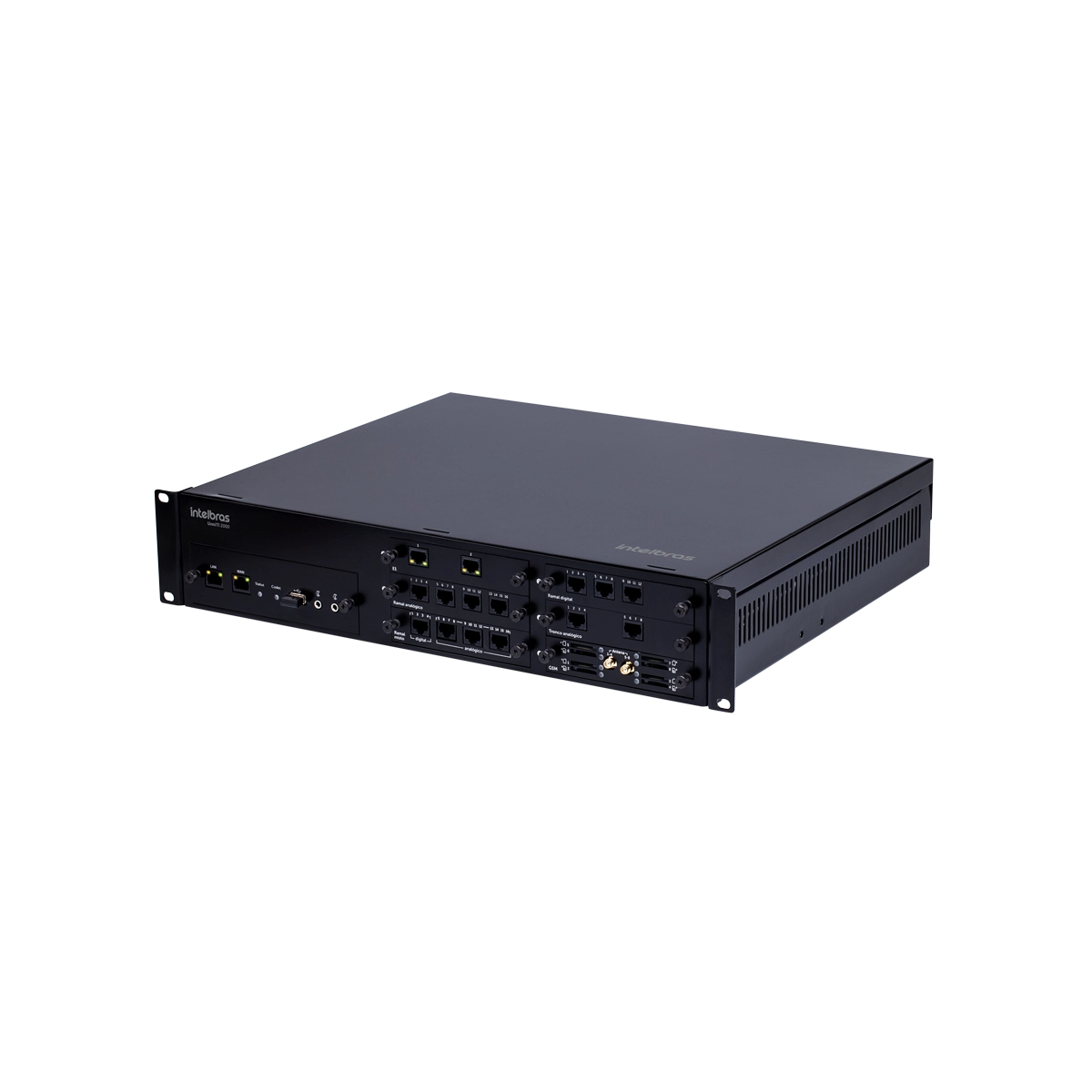 CENTRAL TELEFONICA UNNITI 2000 IP 60R IP 20 T IP INTELBRAS