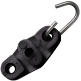 Kit Esticador Nazda Fe (Drop) Tipo 8 Preto com Gancho Curto para Projetos Profissionais