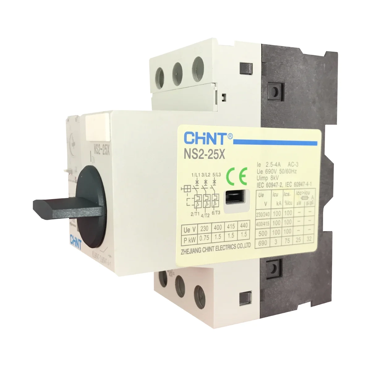 DISJUNTOR MOTOR CHINT NS2-25X 9~14A