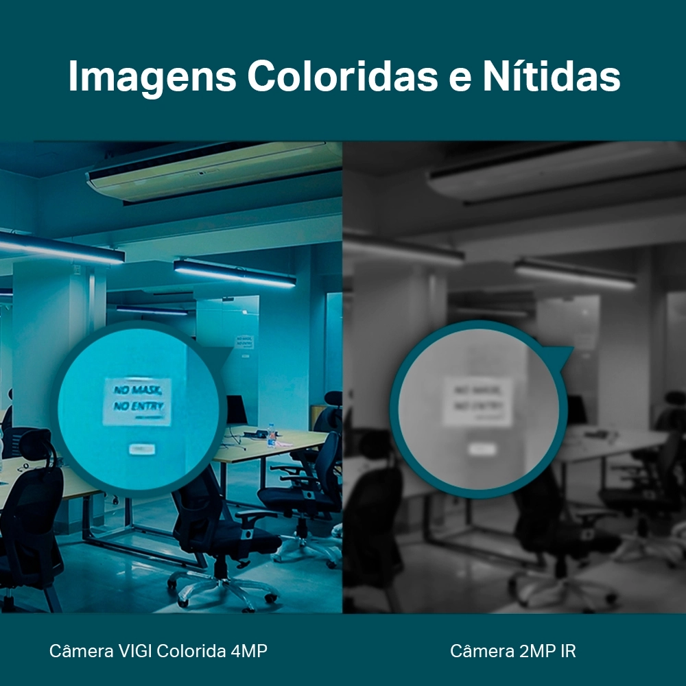 Câmera IP Turret TP-Link VIGI C440 4MP 2.8mm Full Color