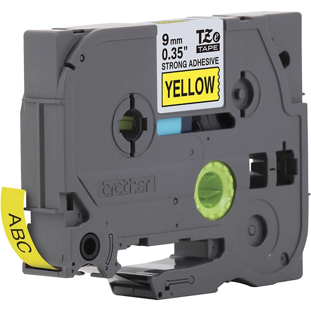 FITA BROTHER TZES621 9MM PRETO/AMARELO