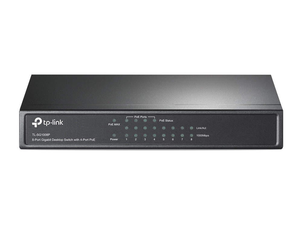 SWITCH TP-LINK TL-SG1008P 8 PORTAS GIGABIT (4 POE+)