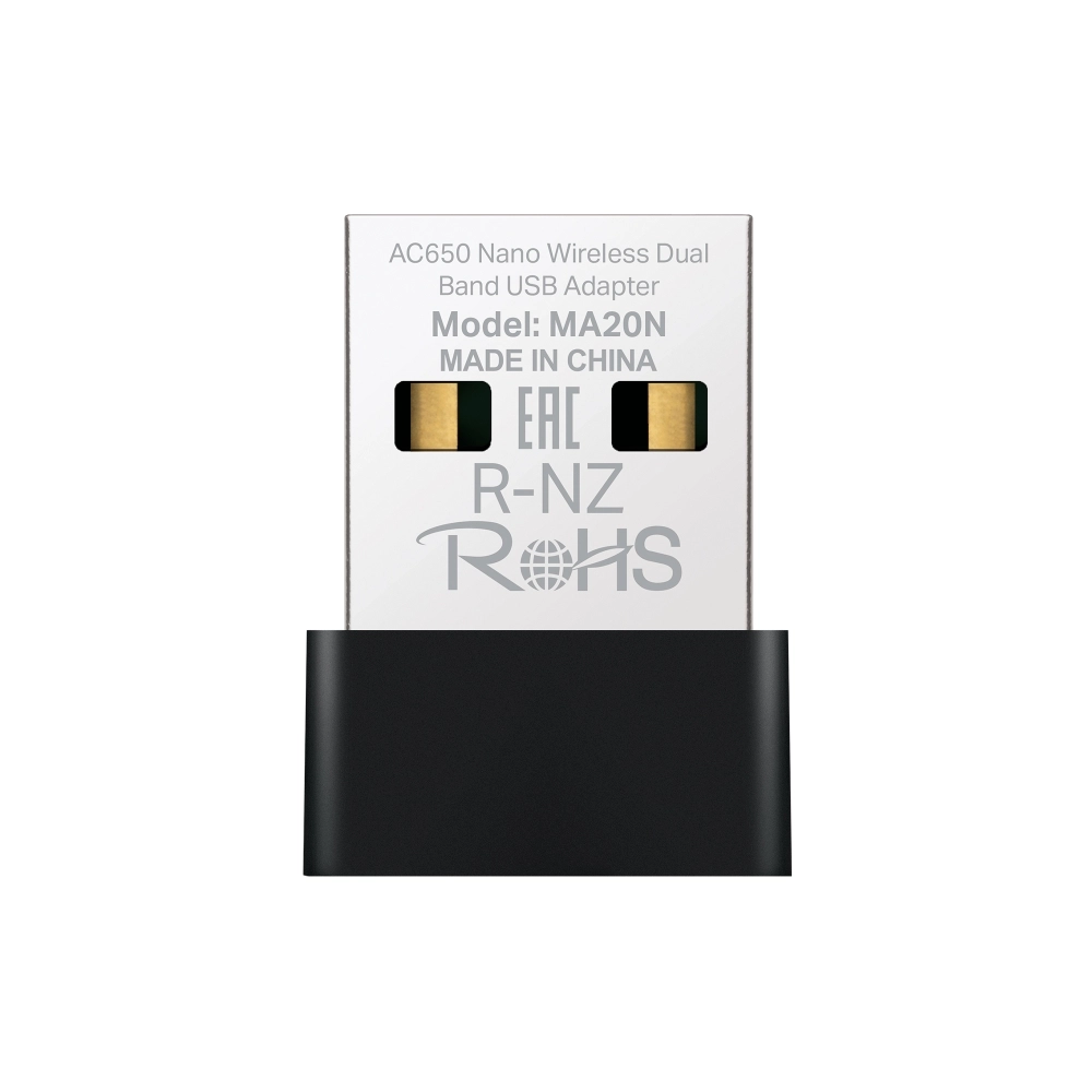 ADAPTADOR USB NANO MERCUSYS MA20N WI-FI AC650