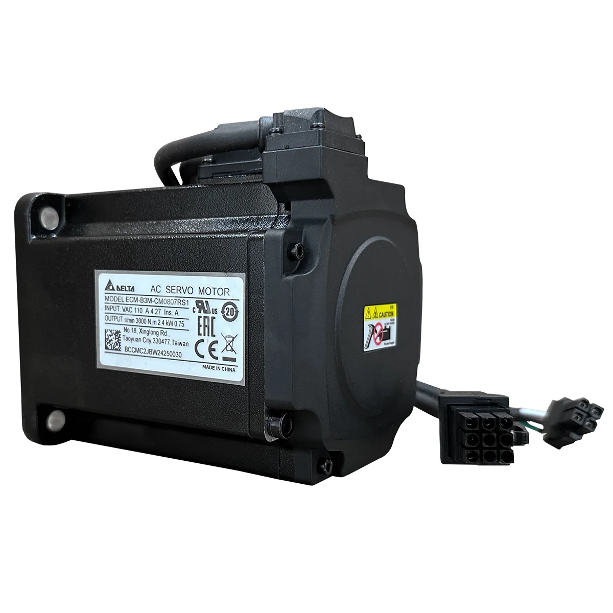 SERVO MOTOR DELTA ECM-B3M-CM0807RS1 220V 3000RPM 80MM 0.7KW S/ FREIO