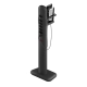 TOTEM ELÉTRICO OCTOO 6 TOMADAS USB-C/USB COM SUPORTE PARA 4 SMARTPHONES BLACK