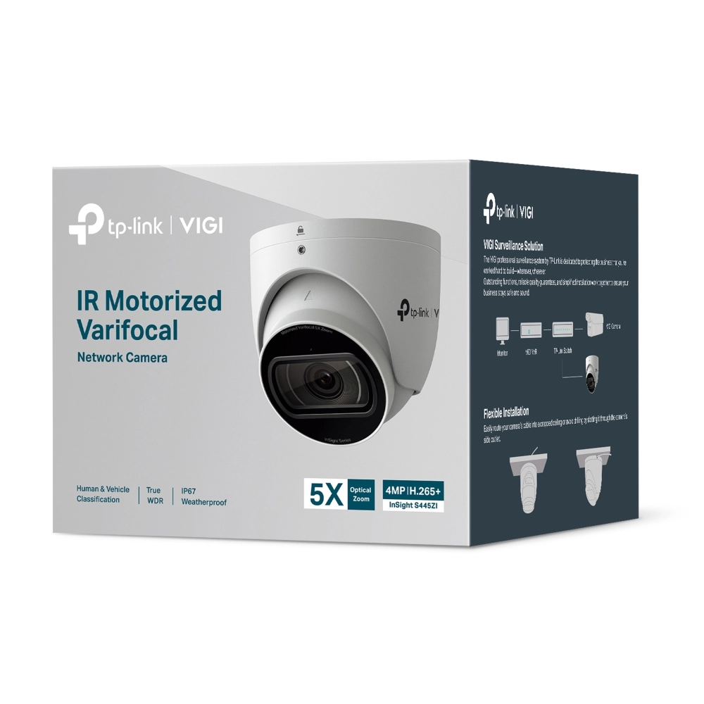 Câmera IP Turret TP-Link 4MP Lente Varifocal IR 60m