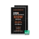 *PAINEL FOTOVOLTAICO MONOCRISTALINO BIFACIAL HN21RN-66HT610W (COMPOSITE FRAME 30MM) HANERSUN