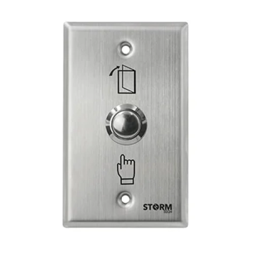 BOTOEIRA DE EMBUTIR 115X40X25MM 12~24VDC P/ CONTROLE DE ACESSO