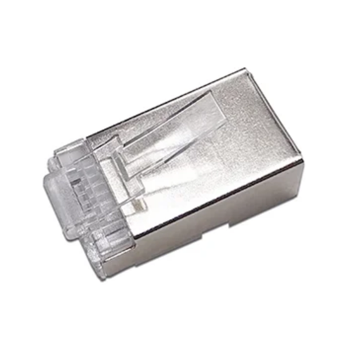 CONECTOR RJ45 MACHO STORM CAT6 BLINDADO C/ 25 UNIDADES