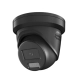 Câmera IP Dome Hikvision DS-2CD2347G2H-LISU/SL/B 4MP 2,8mm PoE 30m (ColorVu e AcuSense Preta) para CFTV e Segurança
