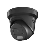 Câmera IP Dome Hikvision DS-2CD2347G2H-LISU/SL/B 4MP 2,8mm PoE 30m (ColorVu e AcuSense Preta) para CFTV e Segurança