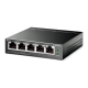 Switch TP-Link SG105PE 5 Portas 10/100/1000 4 Portas PoE + para Redes Corporativas
