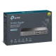 Switch TP-Link SG1016PE 16 Portas 10/100/1000 + 8 Portas PoE + Mesa para Redes Corporativas