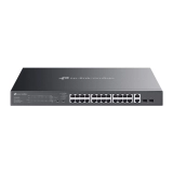 Switch TP-Link ES228GMP 26 Portas 10/100/1000 24 Portas PoE+ 2 Portas SFP para Redes Corporativas