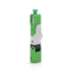 Conector Fast SC/apc - SM (Esc) para Fibra Óptica Verde 25mm para Projetos Profissionais
