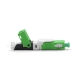 Conector Fast SC/apc - SM (Esc) para Fibra Óptica Verde 25mm para Projetos Profissionais