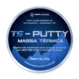 Massa Térmica Implastec Azul 50G para Projetos Profissionais