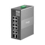 Switch Industrial TP-Link IES210GPP 8 Portas 10/100/1000 6 Portas PoE+ 2 Portas PoE++ 2 Slots SFP para Redes Corporativas