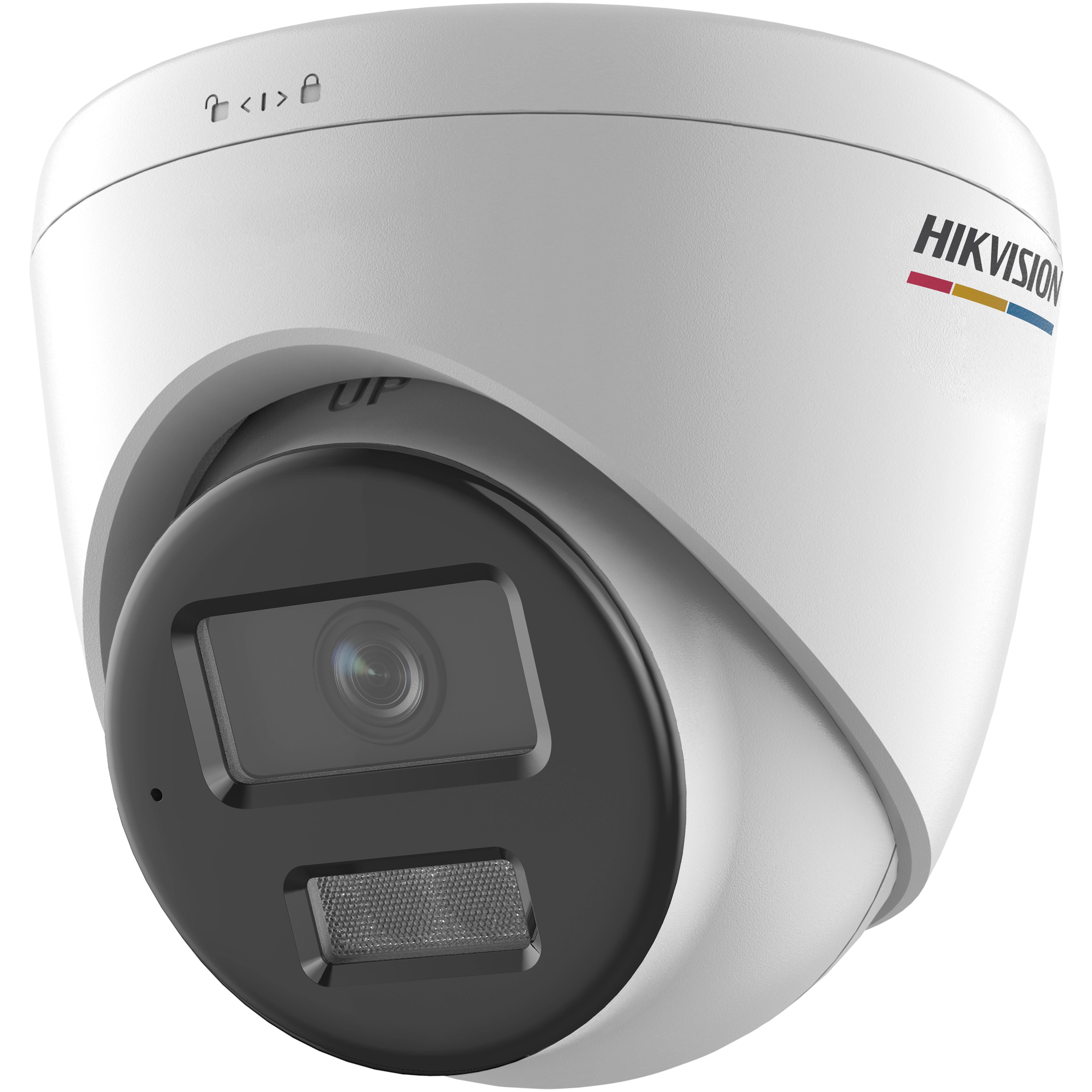 Câmera IP Dome Hikvision DS-2CD1347G3-LIU 4MP 2,8mm PoE 30m (ColorVu) para CFTV e Segurança