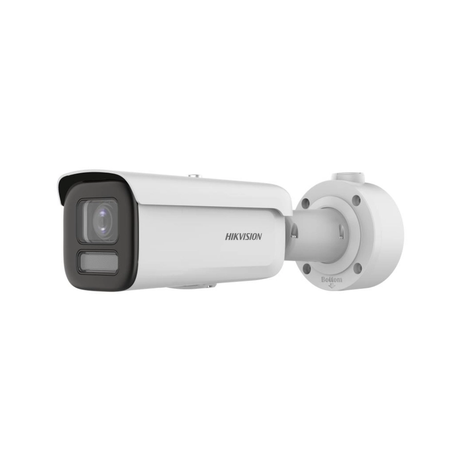 Câmera IP Bullet Hikvision DS-2CD3667G3-LIZSUY/SL 6MP 2,7mm-13,5mm PoE 60m IP67 e IK10 AcuSense para CFTV e Segurança