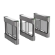 Catraca Hikvision DS-K3B411BX-DP110/2 Porta de Acrilico para para Controle de Acesso