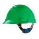 Capacete de Segurança 3m sem Ventilaco com Ajuste Facil Verde H700 para Segurança do Trabalho