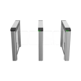 Catraca Hikvision DS-K3B220X-DP65/2 Porta de Acrilico para para Controle de Acesso
