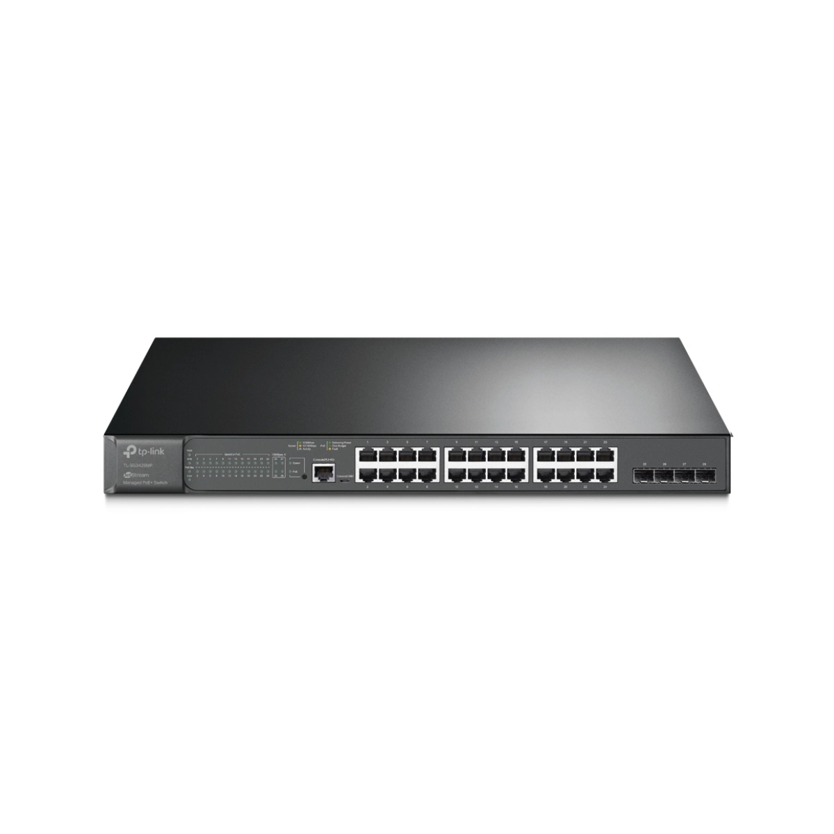 Switch TP-Link SG3428MP Gerenciavel L2+ 28 Portas Gigabit 24 Portas PoE+ para Redes Corporativas