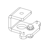 Suporte Adaptador Vni-cladapt Nexo para Áudio Profissional