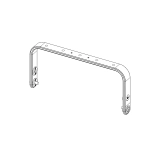 ESTRUTURA HORIZONTAL 04VNUHBRK425 BRACKET 425MM PARA P8 EPS8 E ELS400 NEXO
