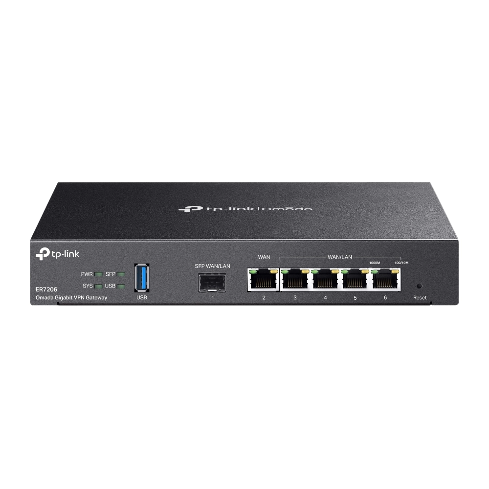 Roteador Firewall VPN TP-Link ER7206 V2.3 para Redes Corporativas