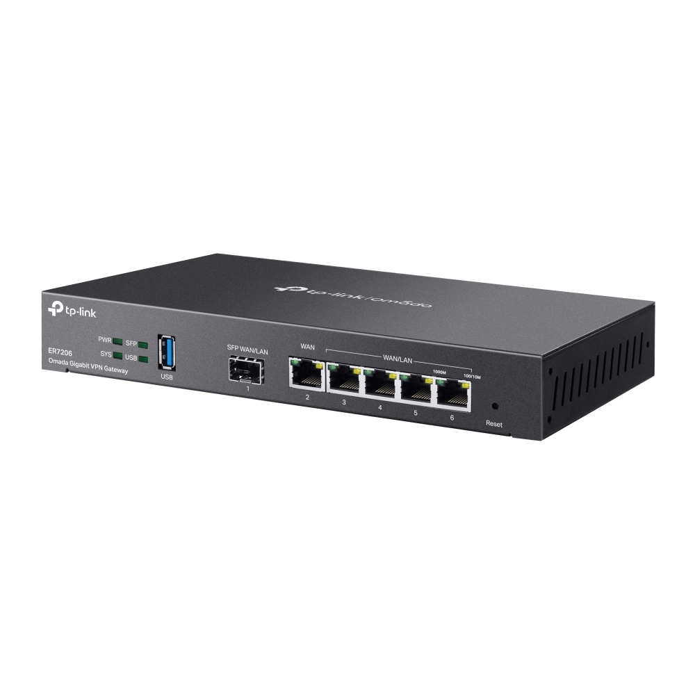 Roteador Firewall VPN TP-Link ER7206 V2.3 para Redes Corporativas