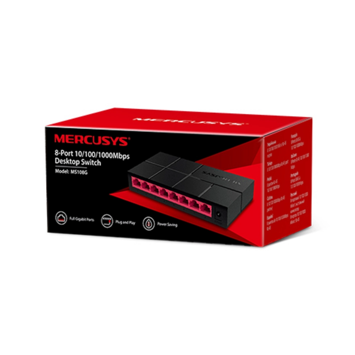 SWITCH 08P 10/100/1000 MINI MS108G MERCUSYS
