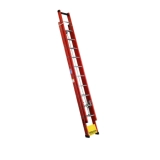 Escada Extensível Wbertolo EAFV-19 em Fibra Degrau D 6,00m 19 Degraus para Instalação Profissional
