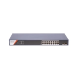 Switch Hikvision DS-3E1518P-SI-16P2F Gerenciavel 16 Portas GE PoE RJ45 + 2 Portas Fibra Óptica para Redes Corporativas