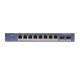 Switch Hikvision DS-3E1510P-SI-8P2F Gerenciavel 8 Portas GE PoE RJ45 + 2 Portas Fibra Óptica para Redes Corporativas