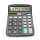 CALCULADORA ELETRÔNICA V-837B PRETA VIGHS