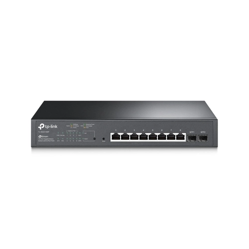 SWITCH 10P 8 PORTAS GIGABIT POE+ E 2 SLOTS SFP SG2210MP V5 TP-LINK
