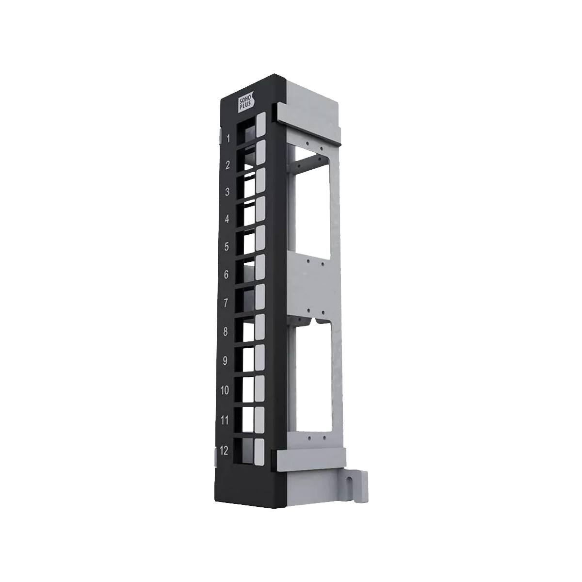 PATCH PANEL DESCARREGADO 12P DE PAREDE SOHOPLUS