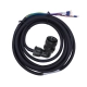 CABO FORÇA SERVO MOTOR 180 (MAIOR 4,4KW) 6PIN (FRONTAL) 5 METROS RÍGIDO S6-L-M022-5.0-INT INOVANCE
