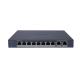 Switch Hikvision DS-3E1510P-EI/M Gerenciavel 8 Portas GE PoE + 2 Portas GE RJ45 para Redes Corporativas